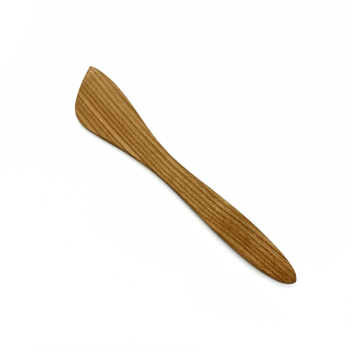 Buttermesser aus geöltem  Kirschholz 18 cm lang
