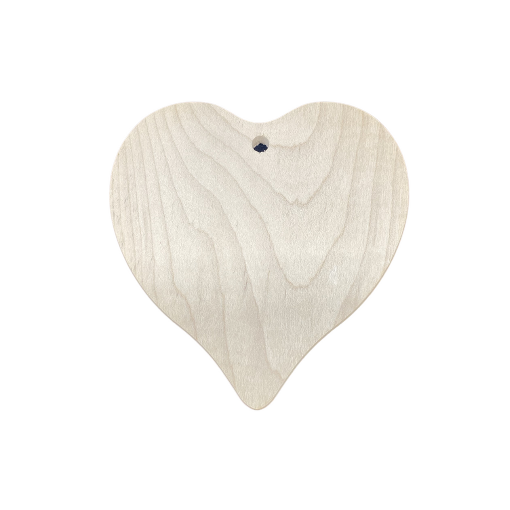 Die Holzwarenfabrik Herz aus Holz, 10 cm 