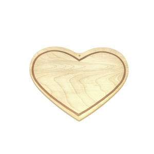 Die Holzwarenfabrik Herz aus Holz 18,5 cm 