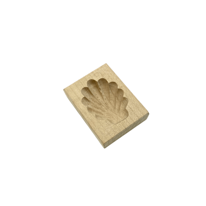Holz-Backform "Muschel" Ahorn/ Buche