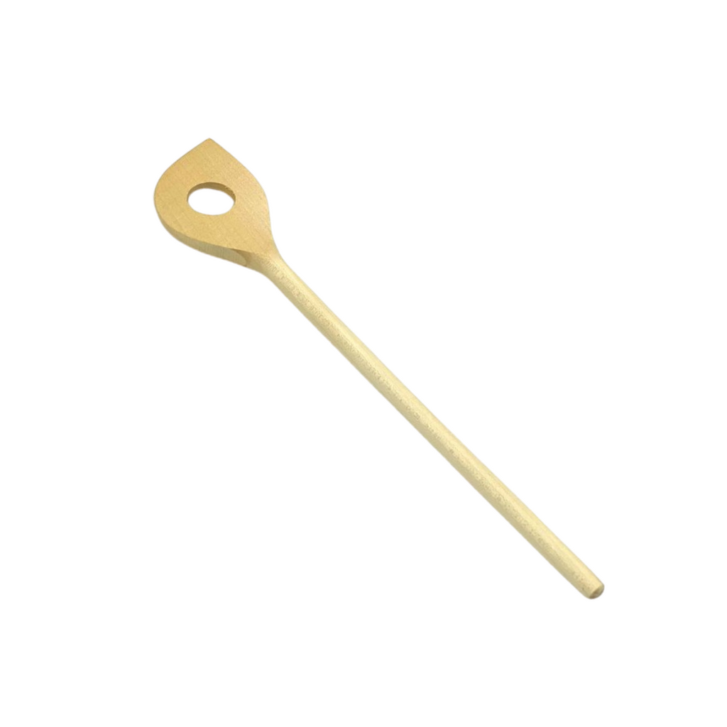 Kochlöffel  Ahorn mit spitzer Kelle und Loch (40 cm)
