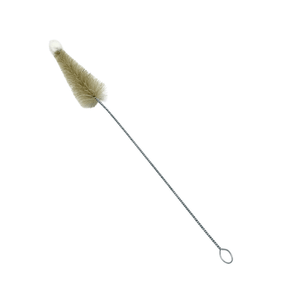 konische Flaschenbürste mit schonendem Wollkopf Ø 1-3 cm