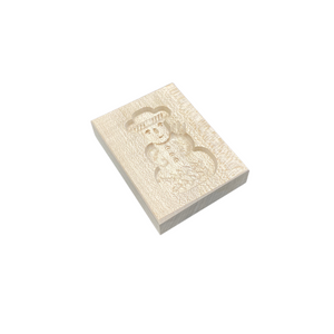 Die Holzwarenfabrik Spekulatiusform Schneemann 8x6cm
