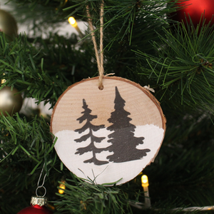 Die Holzwarenfabrik Weihnachtsbaumhänger Baumscheibe Deko Bäume