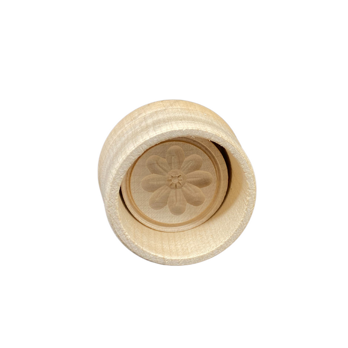 Durchstoßbutterförmchen für 30 g Motiv Blume