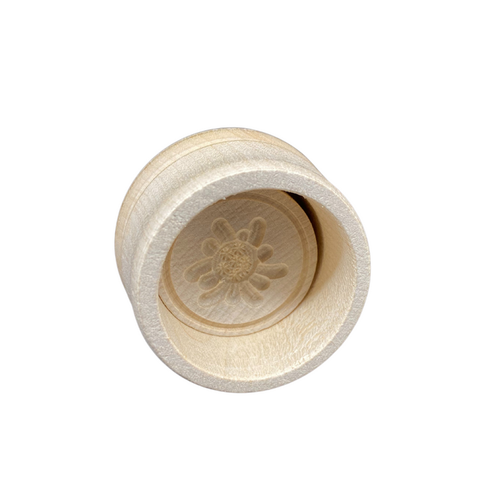 Durchstoßbutterförmchen für 30 g Motiv Edelweiß