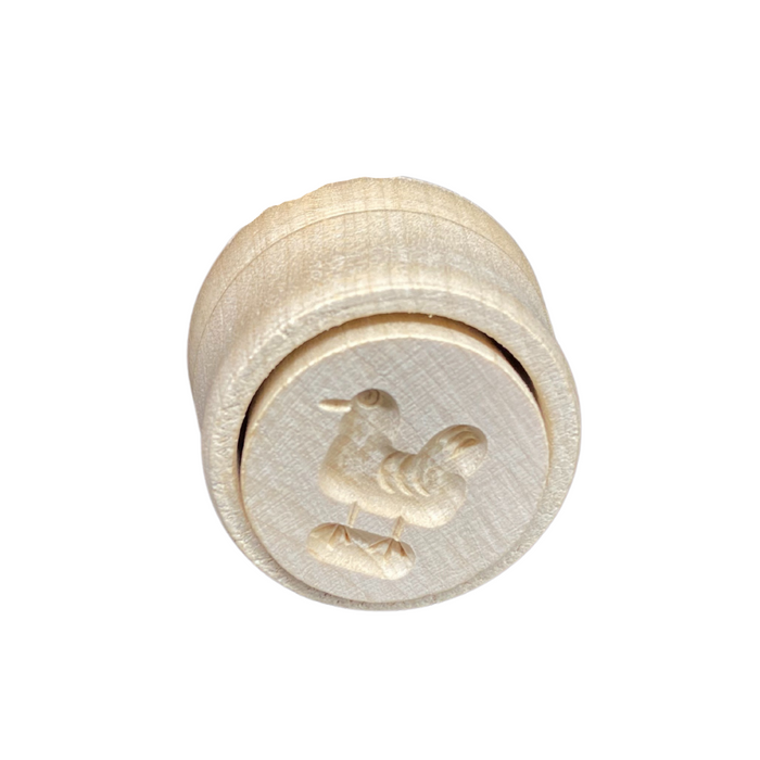 Durchstoßbutterförmchen für 20 g Motiv Hahn