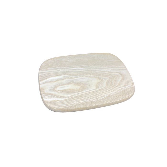Frühstücksbrett aus Esche - Tonnenform- 21x15x1,4 cm