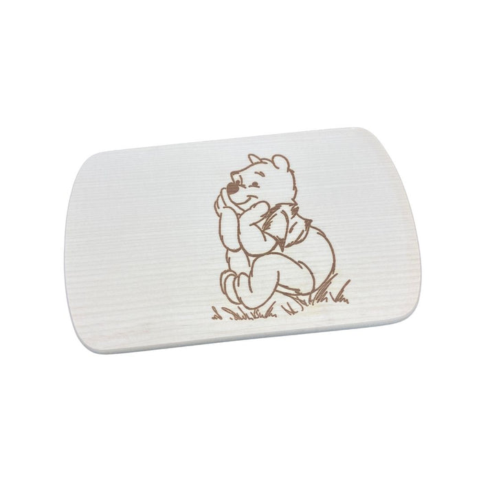 Frühstücksbrett mit Motiv Bär 24 x 15 cm