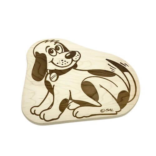Formbrett "Hund"  2. Wahl 22,5x19,5 cm
