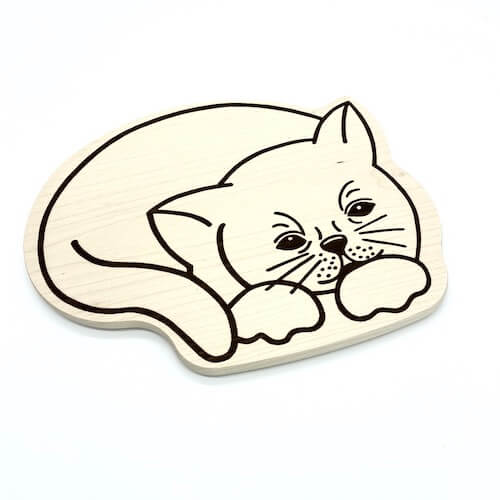 Formbrett "Katze" 20,5x19,5 cm