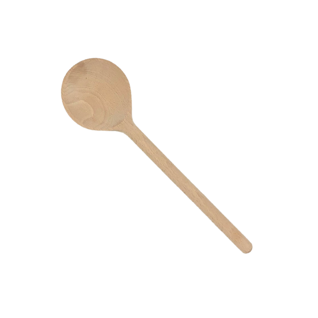 Die Holzwarenfabrik Kochlöffel mit großer runder Kelle (27 cm) Ansicht von oben