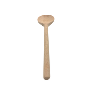 Die Holzwarenfabrik Kochlöffel mit großer runder Kelle (27 cm) Ansicht schräg
