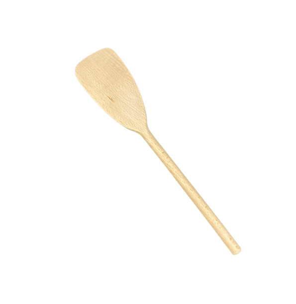 Pfannenwender aus Buche mit rundem Stiel 32 cm