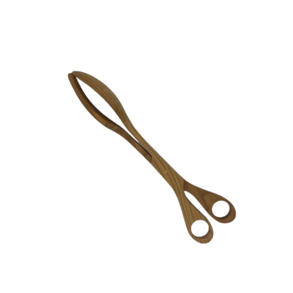 Salatschere aus Kirschholz 28 cm lang