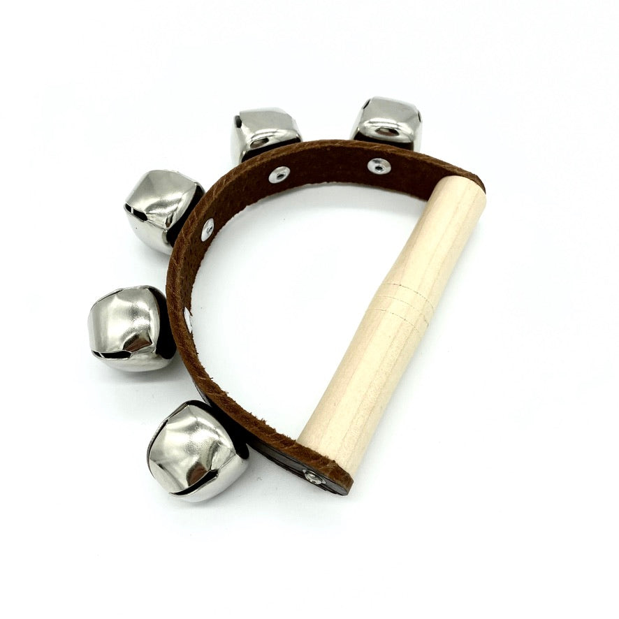 Schellenkranz mit Holzgriff