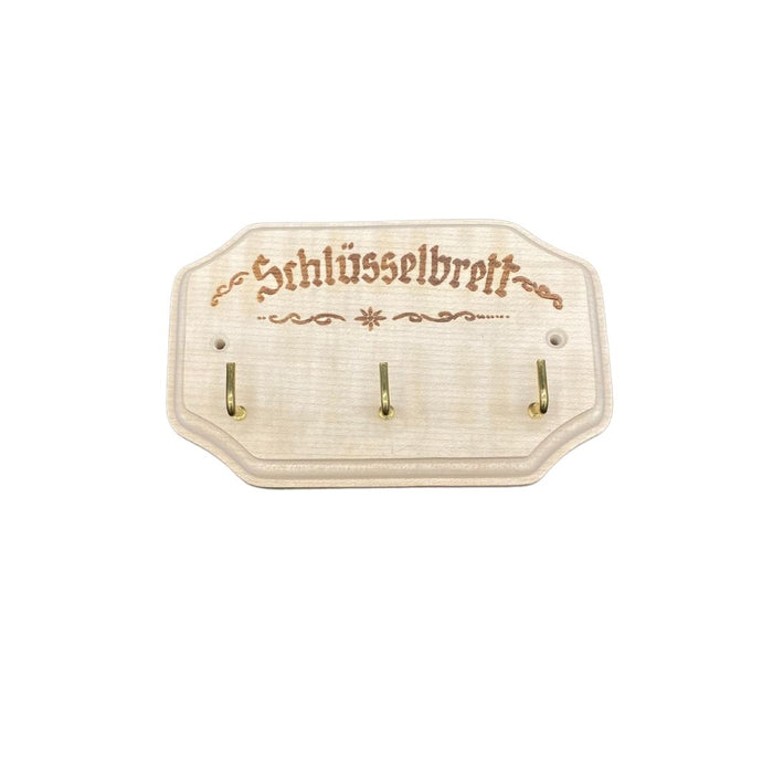 Schlüsselbrett, 3 Haken mit Schriftzug