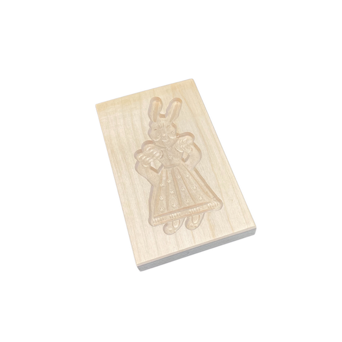 Spekulatiusform Hasenmama 15x9 cm