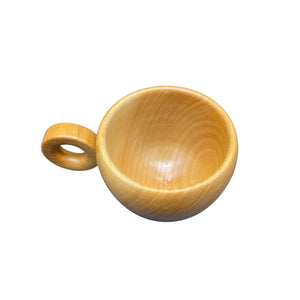 Die Holzwarenfabrik Tasse mit Henkel, Kirsche, lackiert - Details
