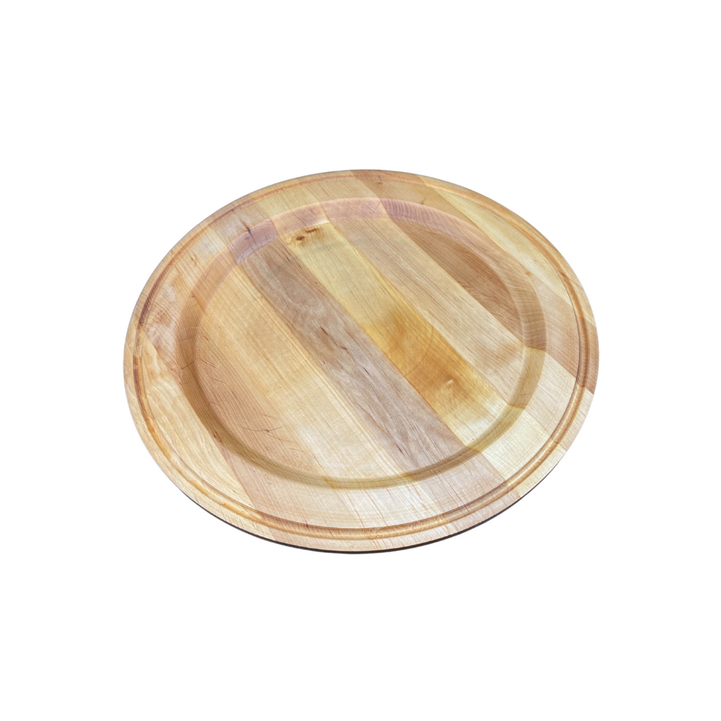 Die Holzwarenfabrik Teller mit Rand aus geölter Erle