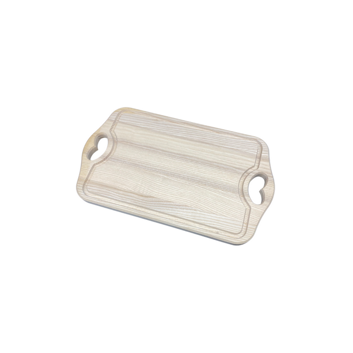 Servierbrett aus Esche mit Herzgriffen  38x22x2 cm
