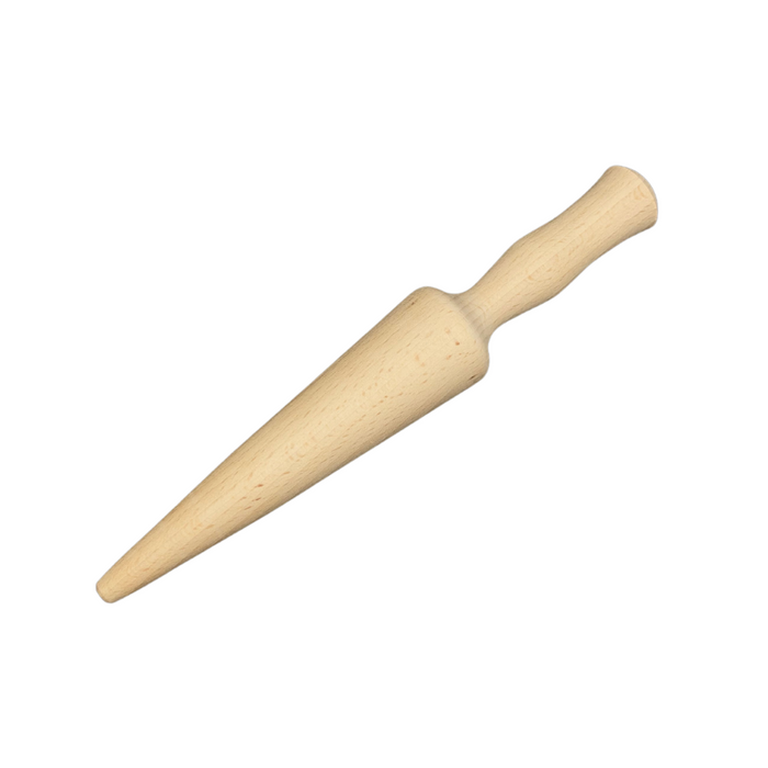 Waffeltütendreher aus Ahorn (25 cm)