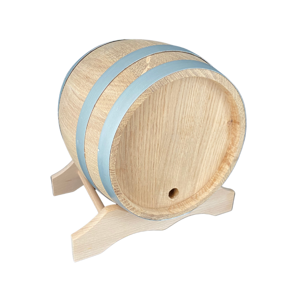 Die Holzwarenfabrik Weinfass auf Gestell (1 Liter) Seite