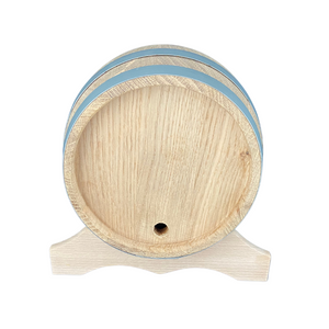 Die Holzwarenfabrik Weinfass auf Gestell (10 Liter) Front